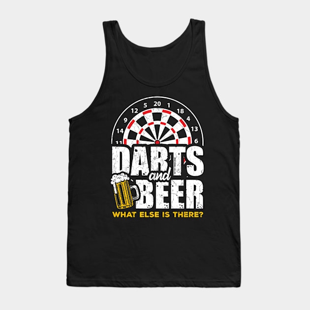 Darts and Beer Club Friends Team Players Gift Tank Top by MrTeee